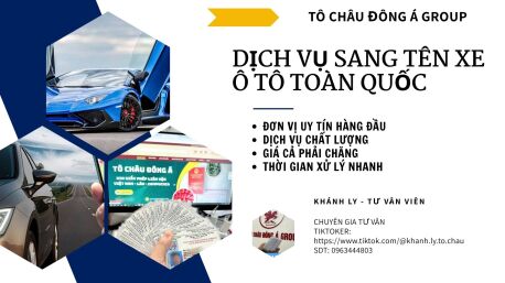 Nhận dịch vụ sang tên xe ô tô tại Bắc Giang cũ nhanh-uy tín