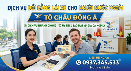 Nhận đổi bằng lái xe cho người nước ngoài tại Bắc Ninh
