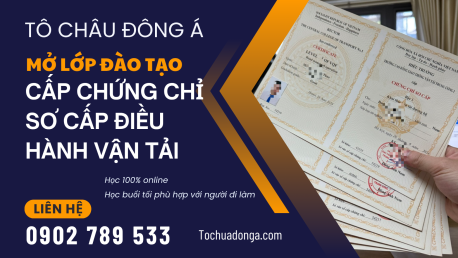 Nhận hồ sơ học sơ cấp điều hành vận tải tại Hồ Chí Minh