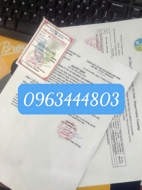 Nhận làm giấy an toàn lao động nhóm 2 tại Hải Dương nhanh