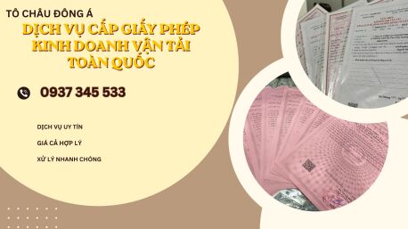 Nhận làm giấy phép kinh doanh vận tải ở Lạng Sơn nhanh
