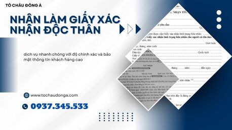Nhận làm giấy xác nhận độc thân để mua nhà đất tại Đồng Nai