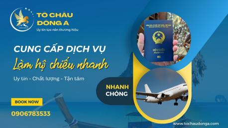 Nhận làm hộ chiếu giá rẻ, nhanh chóng tại Bắc Ninh