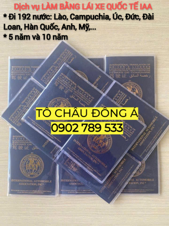 Nơi làm GIẤY PHÉP LÁI XE QUỐC TẾ IAA chuyên nghiệp nhất Bình Dương