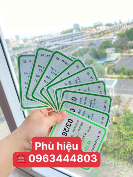 Ở Bình Phước có nhận làm phù hiệu xe Tải nhanh