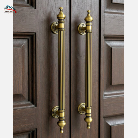 Tay Kéo Cửa Bằng Đồng Cao Cấp Cho Cửa Kính, Cửa Gỗ – Đồng Thau Đúc Nguyên Khối