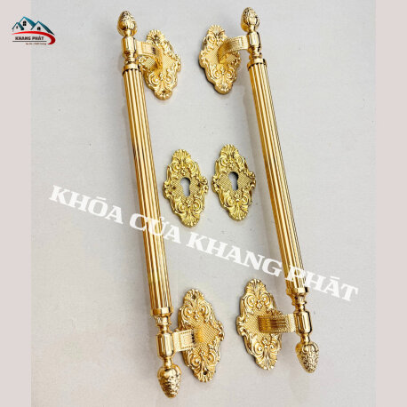 Tay Kéo Cửa Bằng Đồng Lệch Tâm – Phụ Kiện Cao Cấp Cho Cửa Đại Sảnh