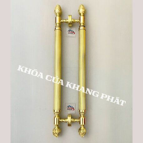Tay Kéo Cửa Gỗ Bằng Đồng Dài 80cm – Phụ Kiện Cửa Cao Cấp