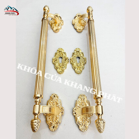 Tay Nắm Cửa Đại Sảnh Bằng Đồng Lệch Tâm – Bền Đẹp, Đẳng Cấp