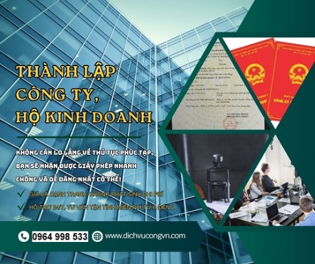 Thành lập doanh nghiệp tại Bình Dương