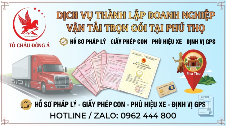 Thành Lập Doanh Nghiệp Vận Tải Trọn Gói Tại Phú Thọ
