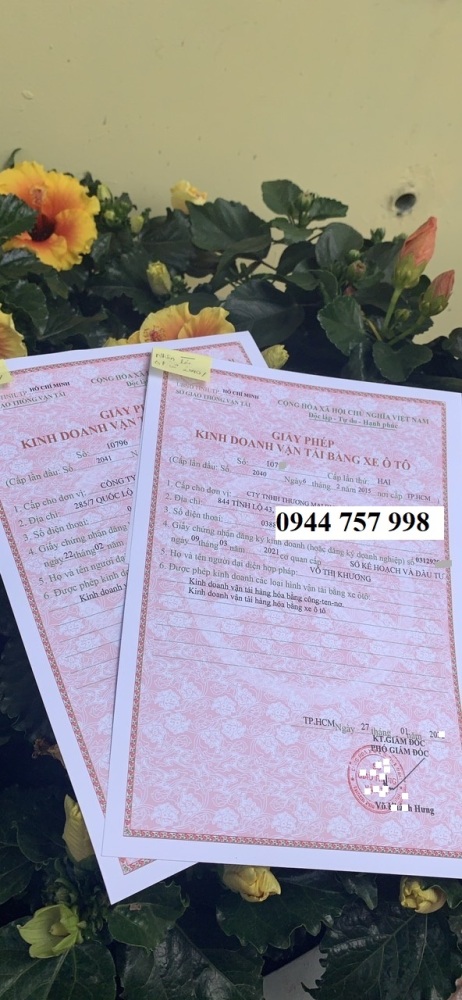 Dịch vụ làm giấy phép kinh doanh vận tải tại nhanh tại Hưng Yên