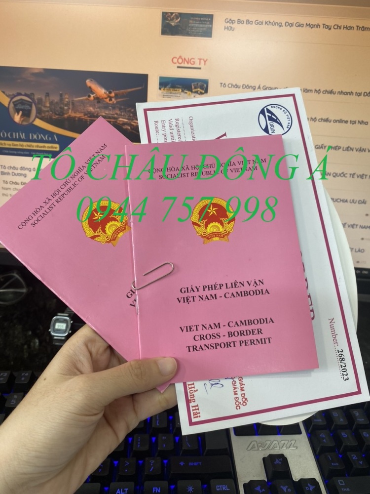 Dịch vụ làm giấy phép liên vận Việt - Campuchia tại Đồng Nai