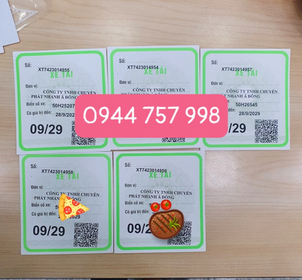 Dịch vụ làm phù hiệu xe ô tô tại Bảo Lộc, Lâm Đồng