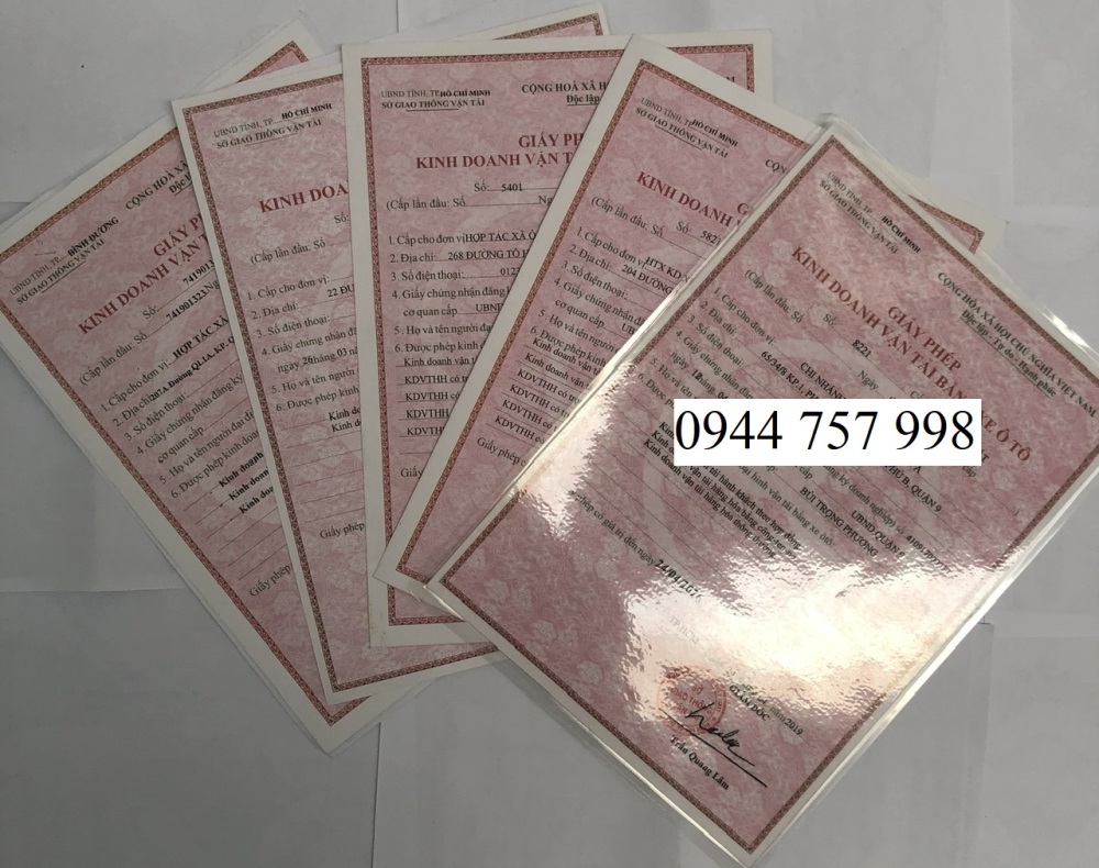 Dịch vụ làm phù hiệu xe ô tô tại Hải Dương