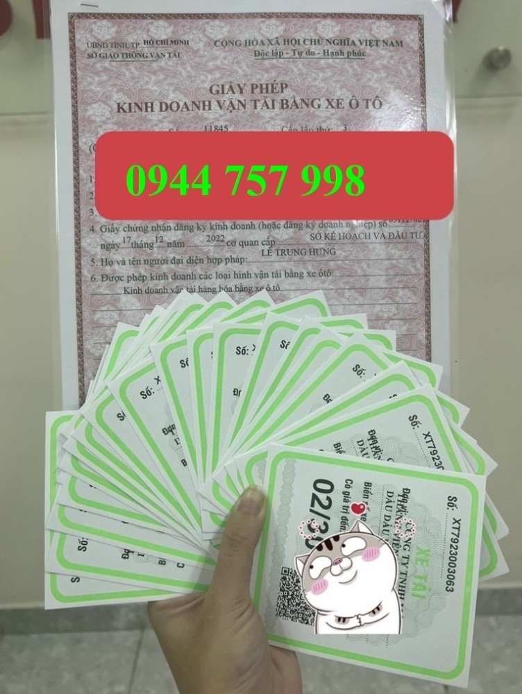 Dịch vụ làm phù hiệu xe ô tô tại Tây Ninh