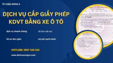 TÔ CHÂU ĐÔNG Á – DỊCH VỤ LÀM GIẤY PHÉP KINH DOANH VẬN TẢI TẠI BẮC NINH NHANH – UY TÍN – TRỌN GÓI
