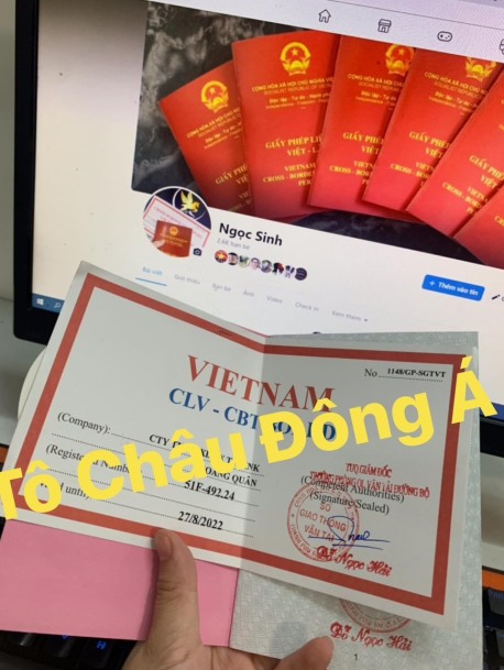 Tô Châu Đông Á dịch vụ giấy phép liên vận Việt Lào nhanh rẻ uy tín nhất Bắc Ninh