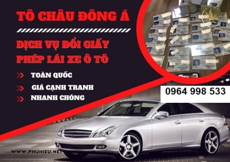 Tô Châu Đông Á đổi bằng lái xe tại Tây Hồ, Hà Nội – Hướng dẫn chi tiết từ A-Z
