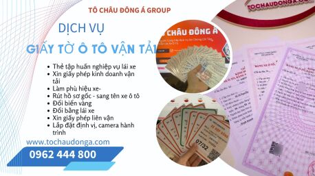 Tô Châu Đông Á: Giải Pháp Giấy Tờ Vận Tải Uy Tín – Nhanh Chóng – Toàn Quốc