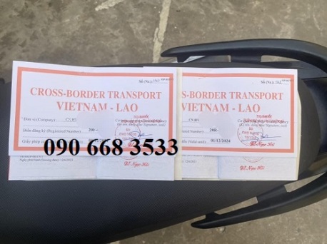 Tô Châu Đông Á  giao giấy phép liên vận VIệt - Lào đến tận nhà bạn