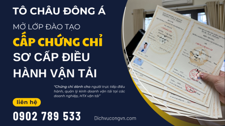 Tổ chức đào tạo và cấp chứng chỉ sơ cấp vận tải tại An Giang