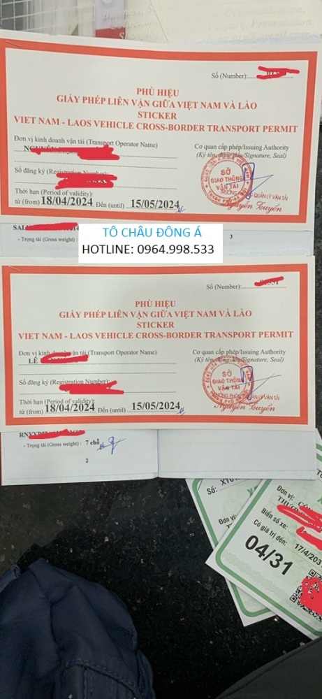 Dịch vụ cấp giấy phép liên vận Việt Nam - Lào giá siêu rẻ và nhanh ở Bắc Ninh