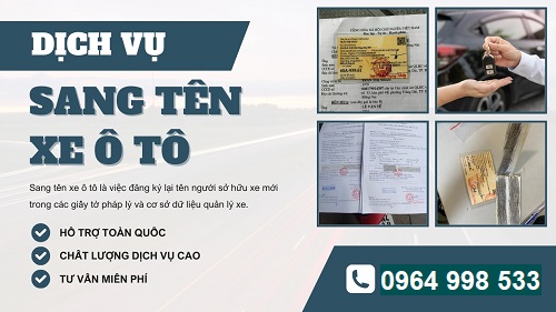 Sang tên xe giá tốt tại Trà Vinh