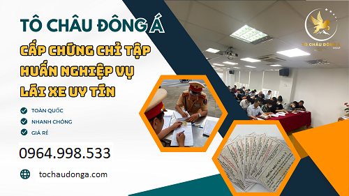 Tô Châu Đông Á hỗ trợ làm thẻ tập huấn nghiệp vụ vận tải nhanh toàn quốc