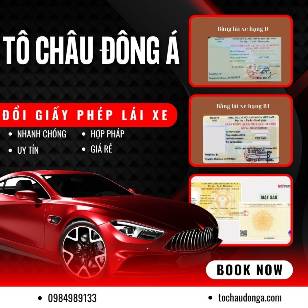 Đổi bằng lái xe tại Hà Nội