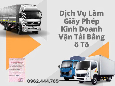 Xin giấy phép kinh doanh vận tải nhanh chóng, uy tín số 1 Bắc Ninh