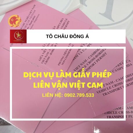 XIN GIẤY PHÉP LIÊN VẬN VIỆT-CAM NHANH CHÓNG TẠI HỒ CHÍ MINH