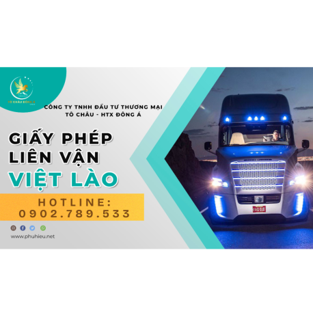 XIN GIẤY PHÉP LIÊN VẬN VIỆT-LÀO NHANH CHÓNG TẠI ĐÀ NẴNG