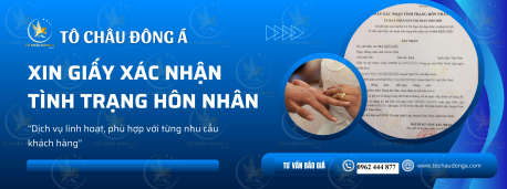 XIN GIẤY XÁC NHẬN ĐỘC THÂN NHANH
