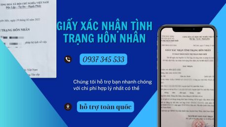 Xin giấy xác nhận tình trạng hôn nhân ở Bạc Liêu